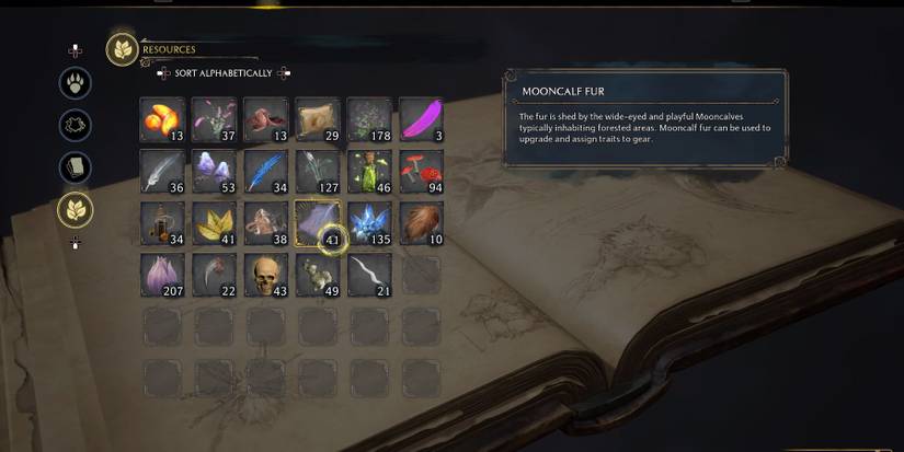 hogwarts legacy mooncalf fur