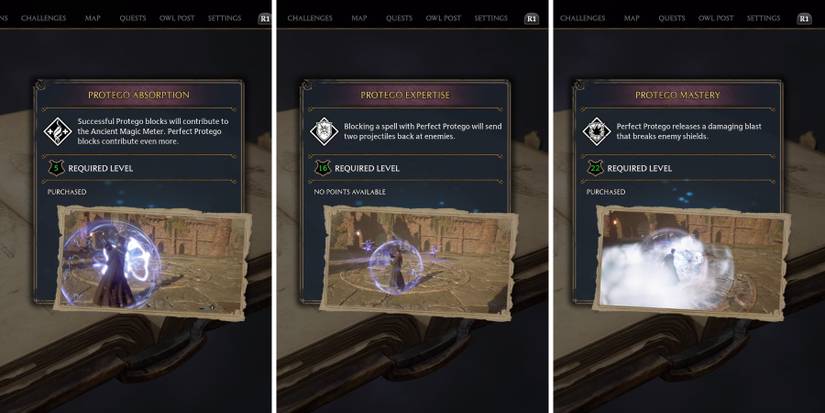 hogwarts legacy protego talents