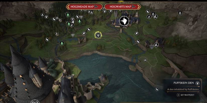 hogwarts legacy puffskein den