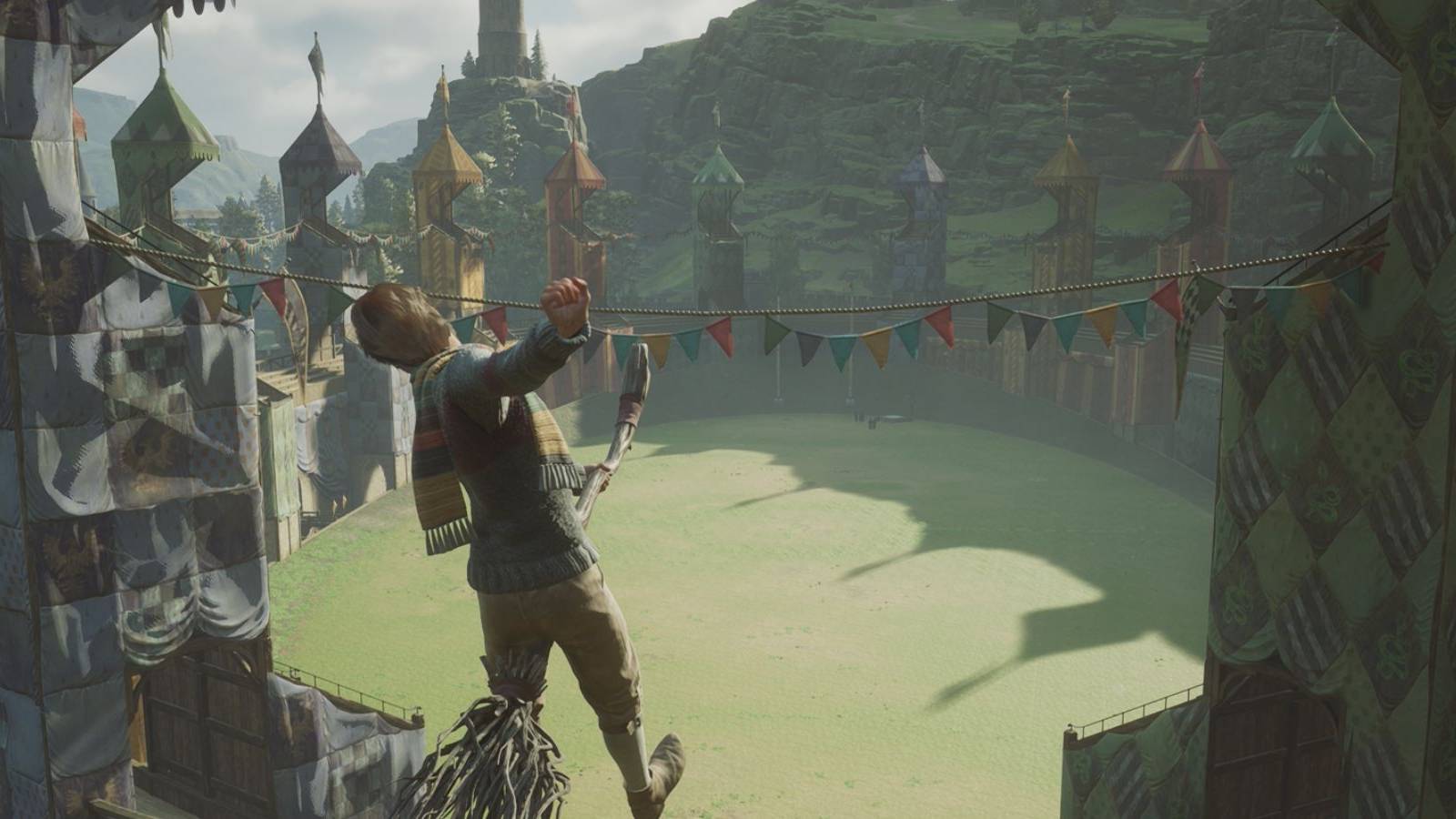 hogwarts legacy quidditch canceled black nurse hospital injury dlc