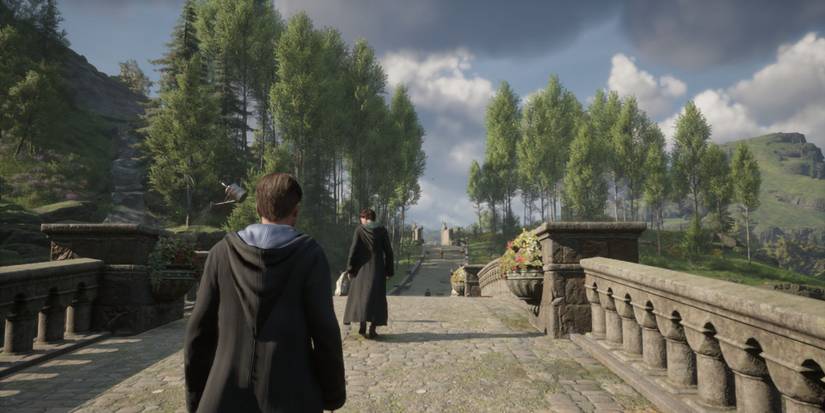 Hogwarts Legacy Ravenclaw following Slytherin