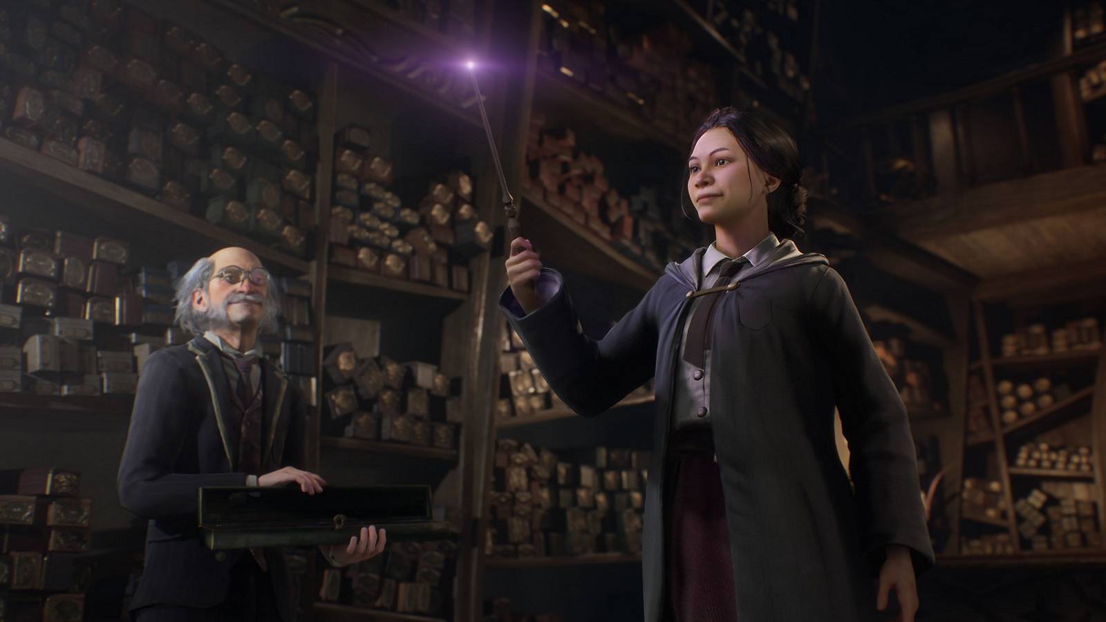 hogwarts legacy spell in wand shop