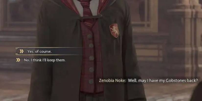 hogwarts legacy should you give zenobia her gobstones back?