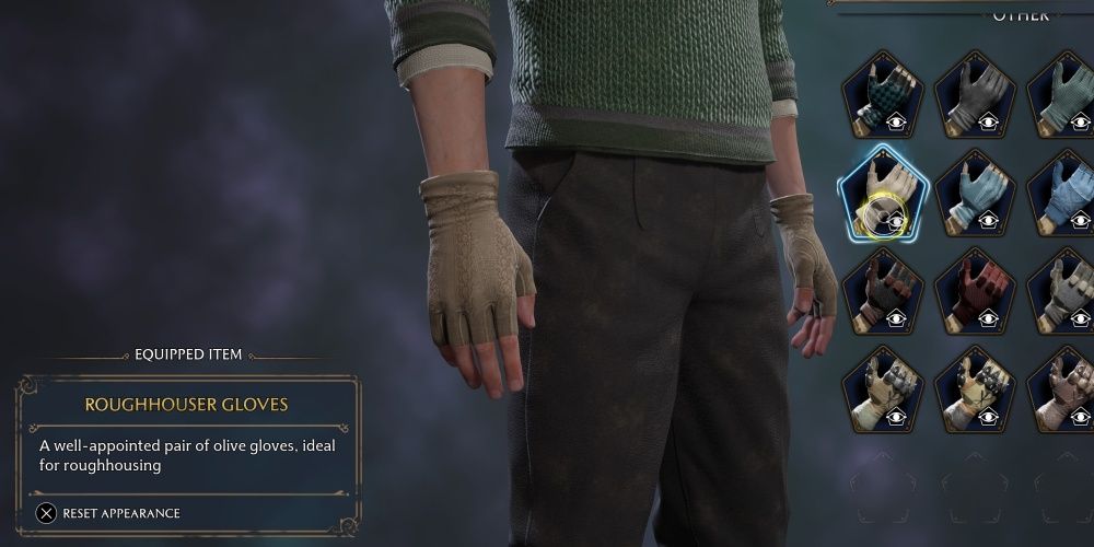 roughhouser gloves in hogwarts legacy