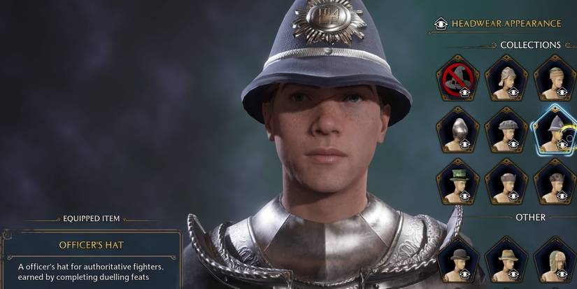 officer's hat in hogwarts legacy