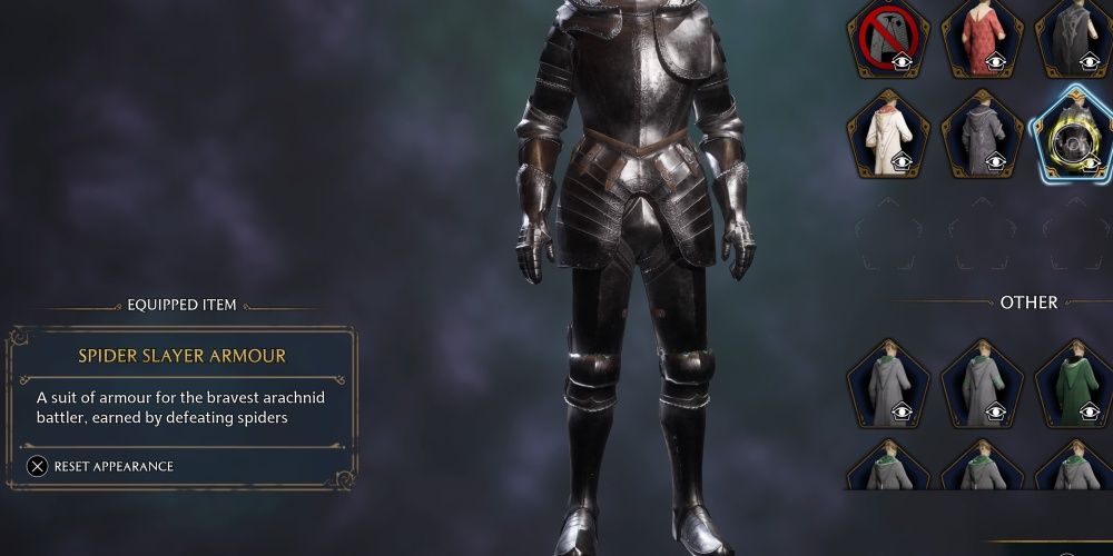spider slayer armour in hogwarts legacy