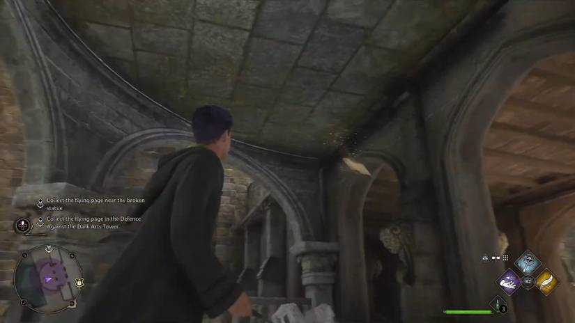 Hogwarts Legacy_Walkthrough_Part 2_Transfiguration Courtyard Page