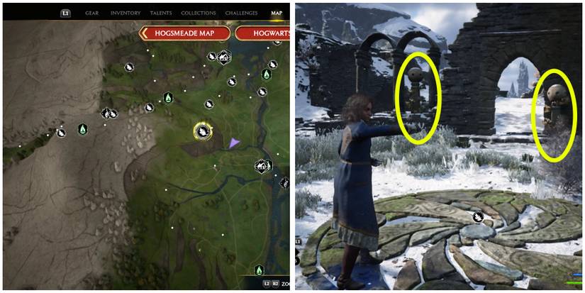 hogwarts valley merlin trial 6 location in hogwarts legacy