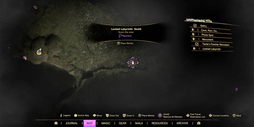homestead hills labyrinth location in forspoken