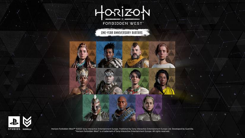 Horizon Forbidden West Avatar Items