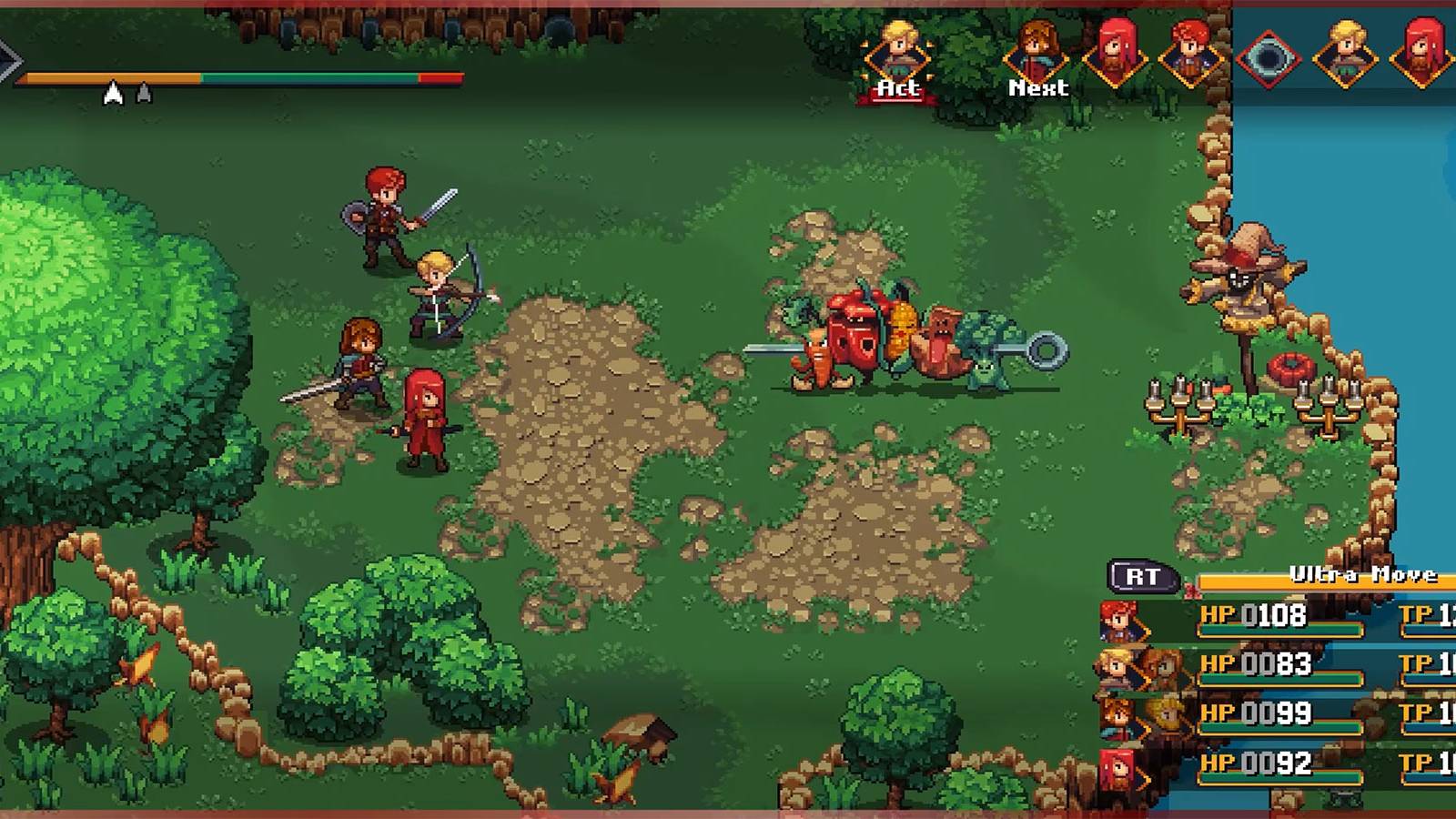 image showing shashlik unique boss in chained echoes.