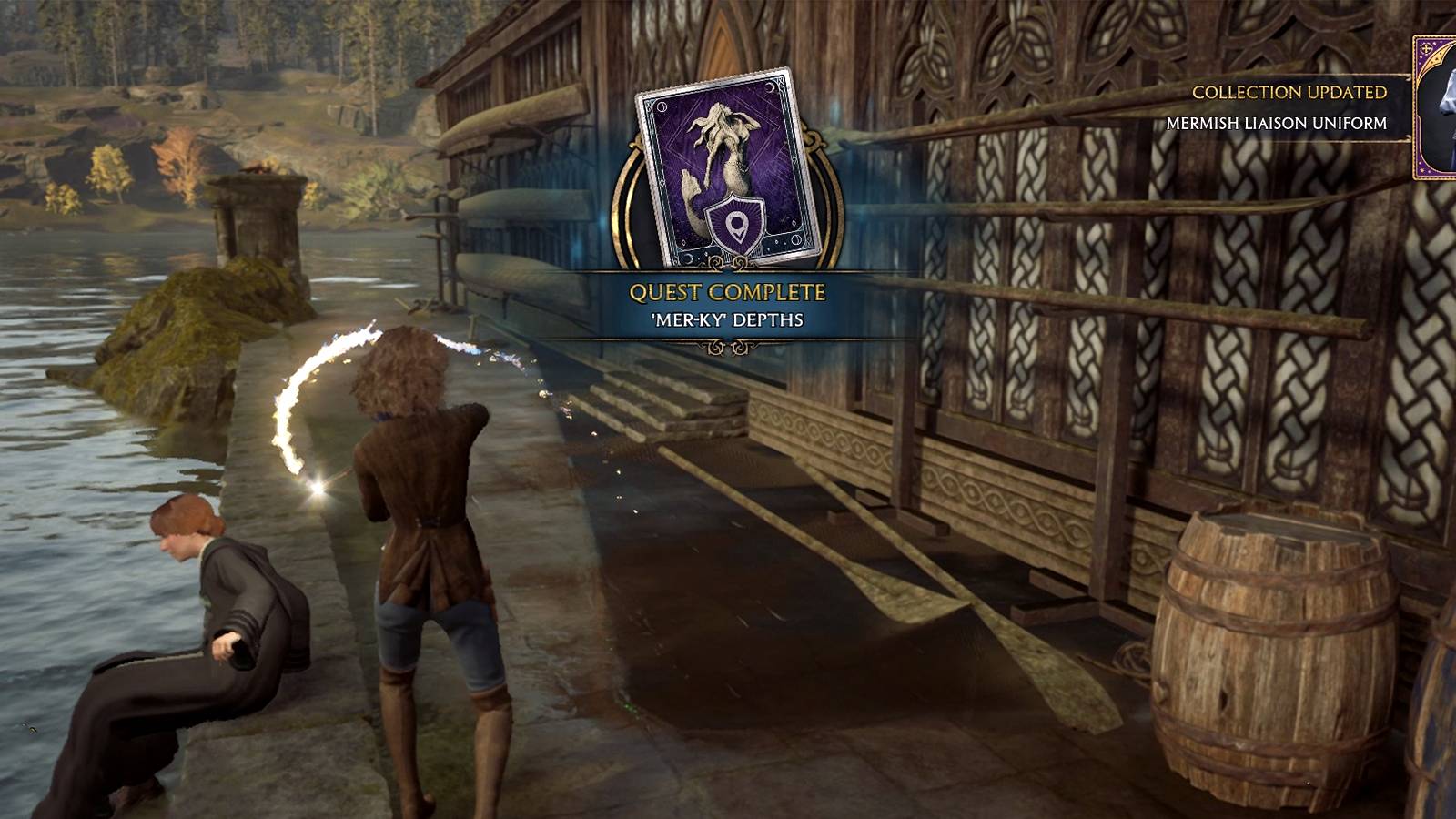 how to complete the mer ky depths quest in hogwarts legacy