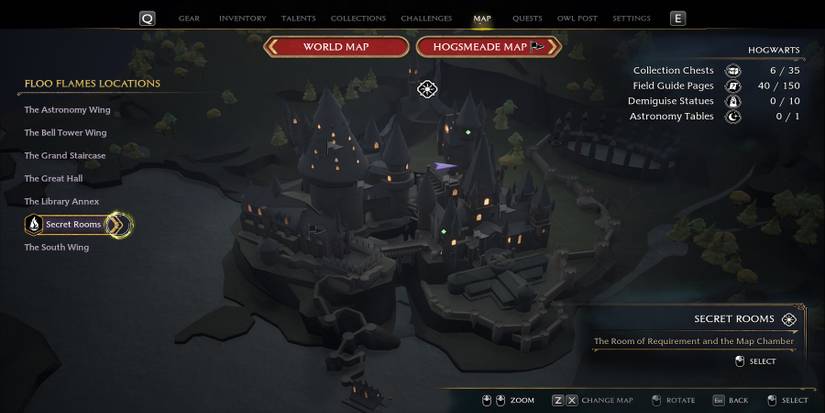 how to get to the room of requirement in hogwarts legacy