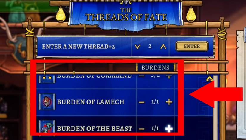 image showing burdens to get true ending in rogue legacy 2. 