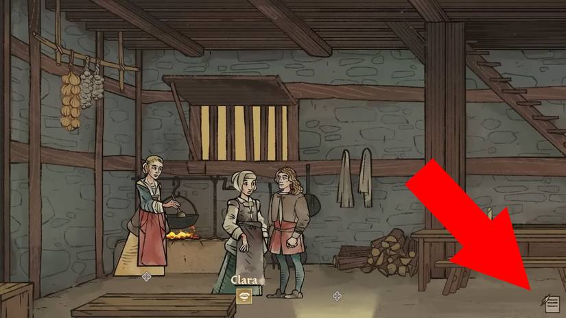 image showing how to trigger auto-save in pentiment. 