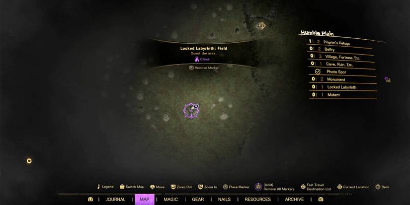 humble pain labyrinth location in forspoken