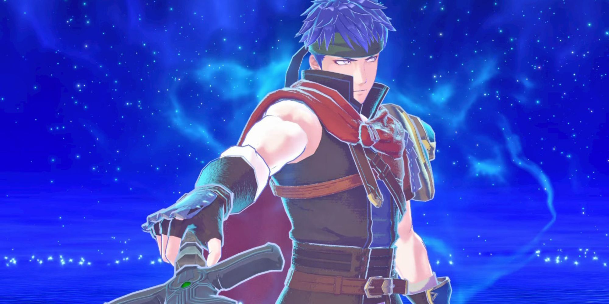 A close up of Emblem Ike in Fire Emblem Engage