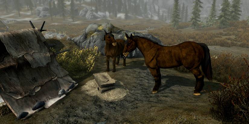 Immersive Khajiit Caravan Mules mod for Skyrim