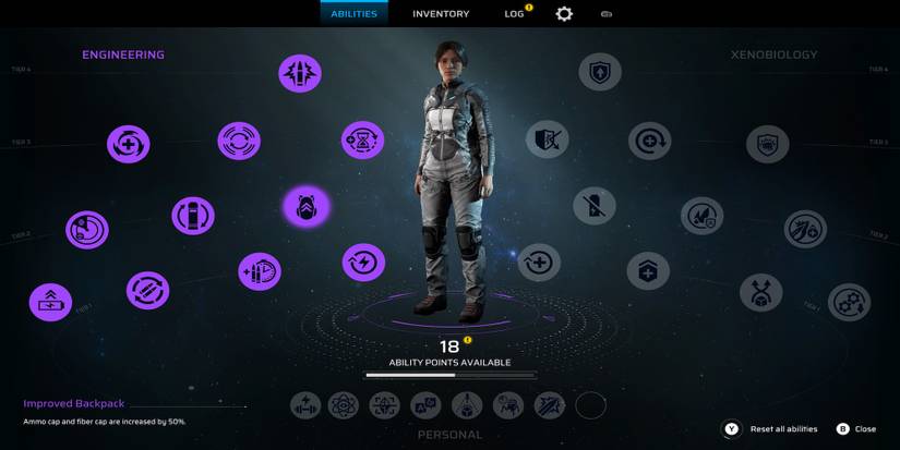 Improved Backpack ability in Scars Above