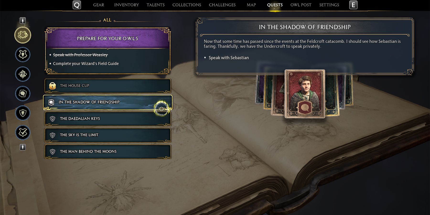 in the shadow of friendship quest in hogwarts legacy