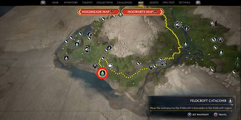 in the shadow of relics quest locationin hogwarts legacy