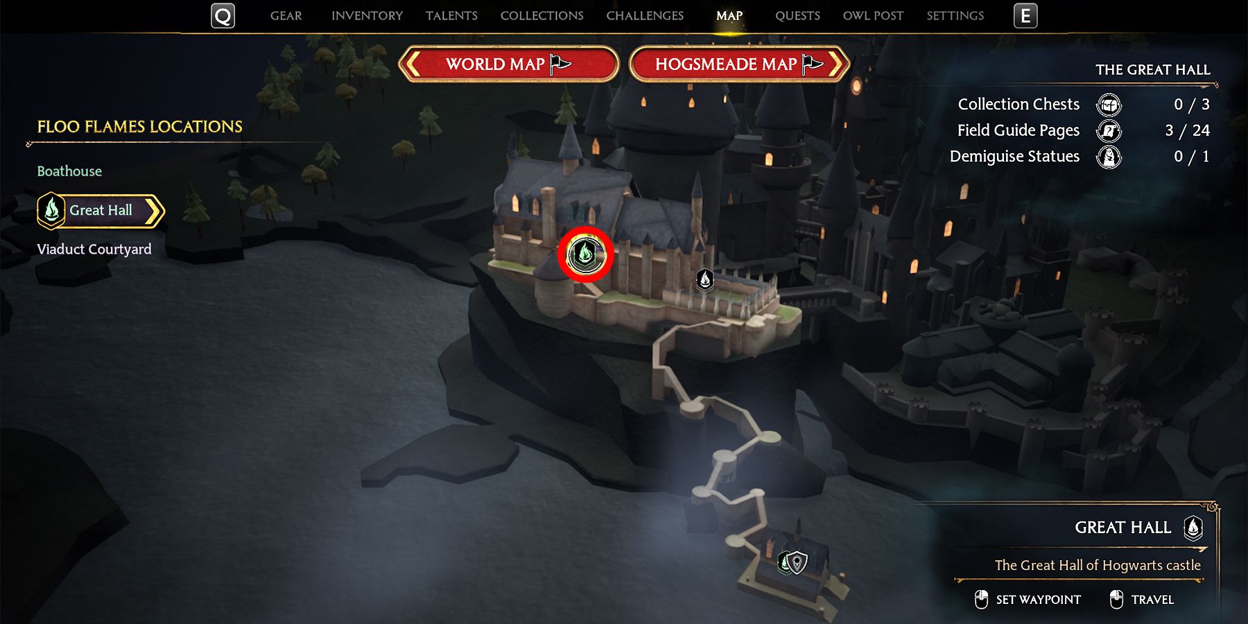 in the shadow of the bloodline quest location in hogwarts legacy