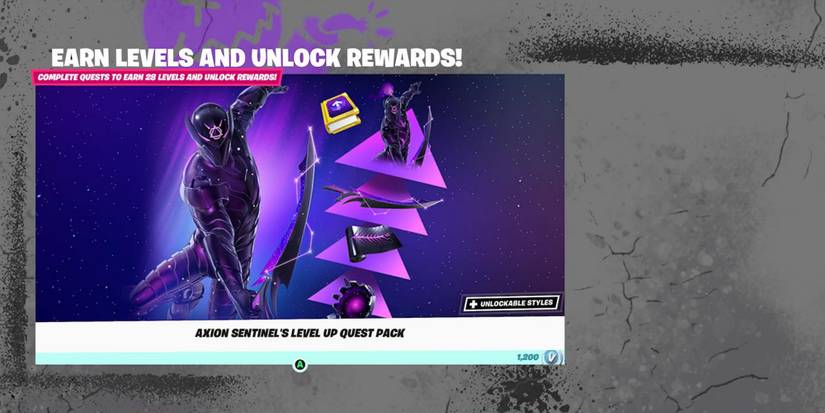 looking at axion sentinel in the item shop