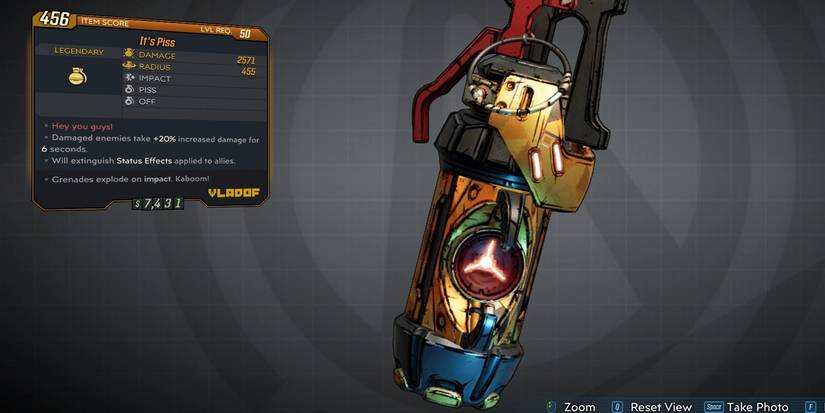 bl3 its piss grenade