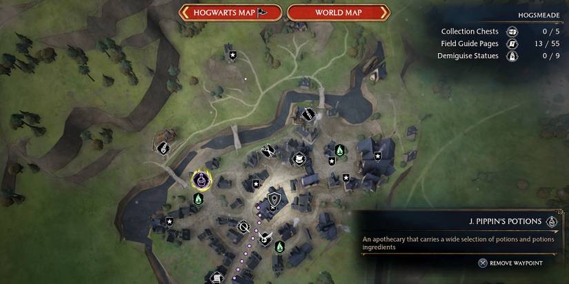 J pippin potions store location in hogwarts legacy