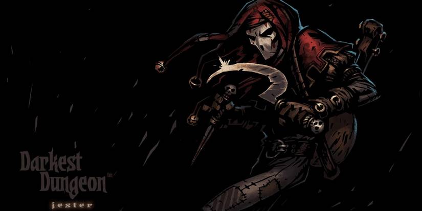 Red Hook Studio's official wallpaper for Darkest Dungeon's Jester