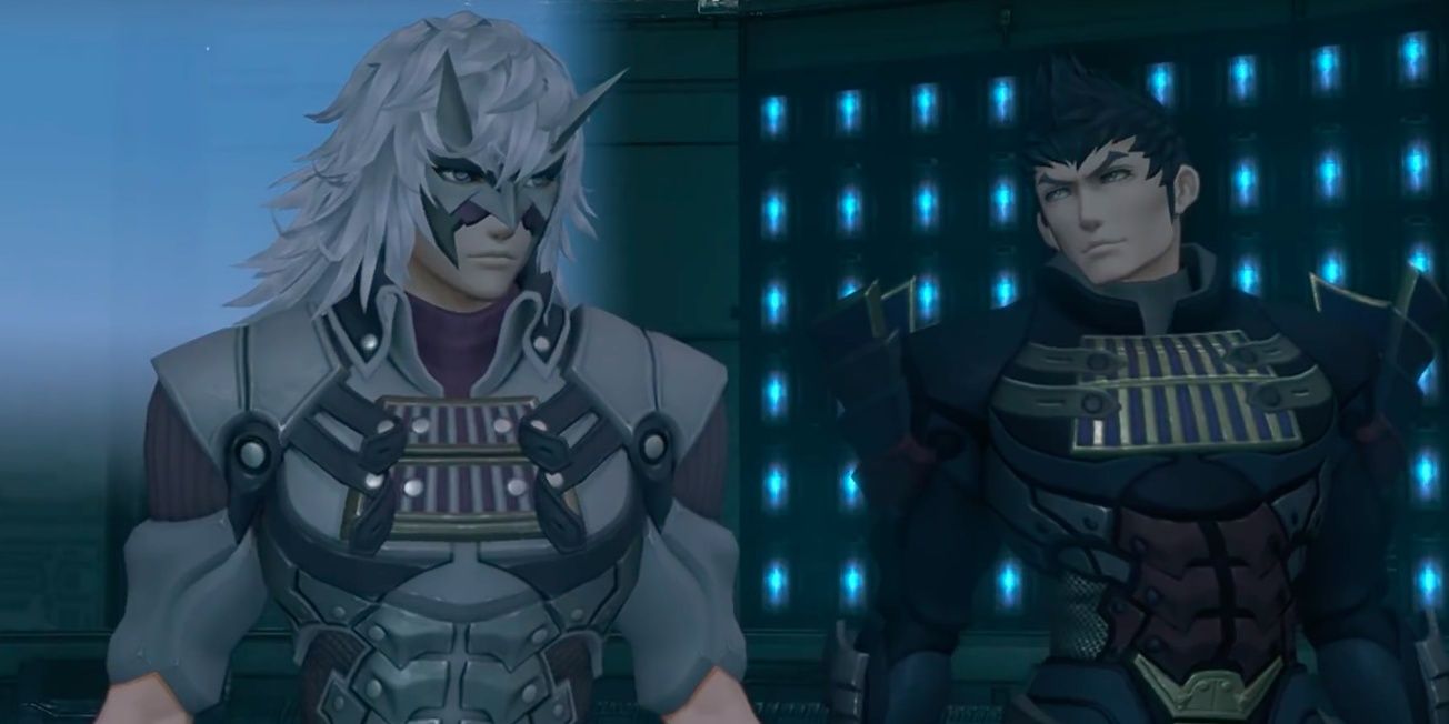 Jin and Malos in Xenoblade Chronicles 2