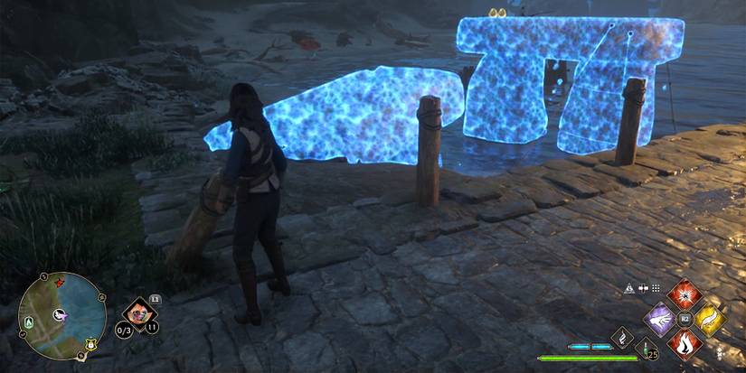 jumping on the platforms in hogwarts legacy