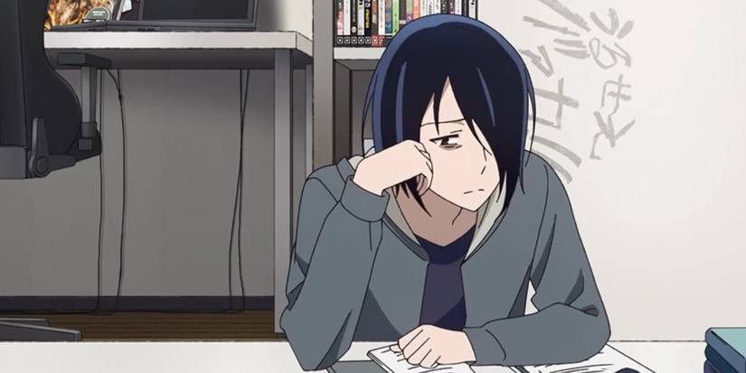 Kaguya-sama Ishigami studying