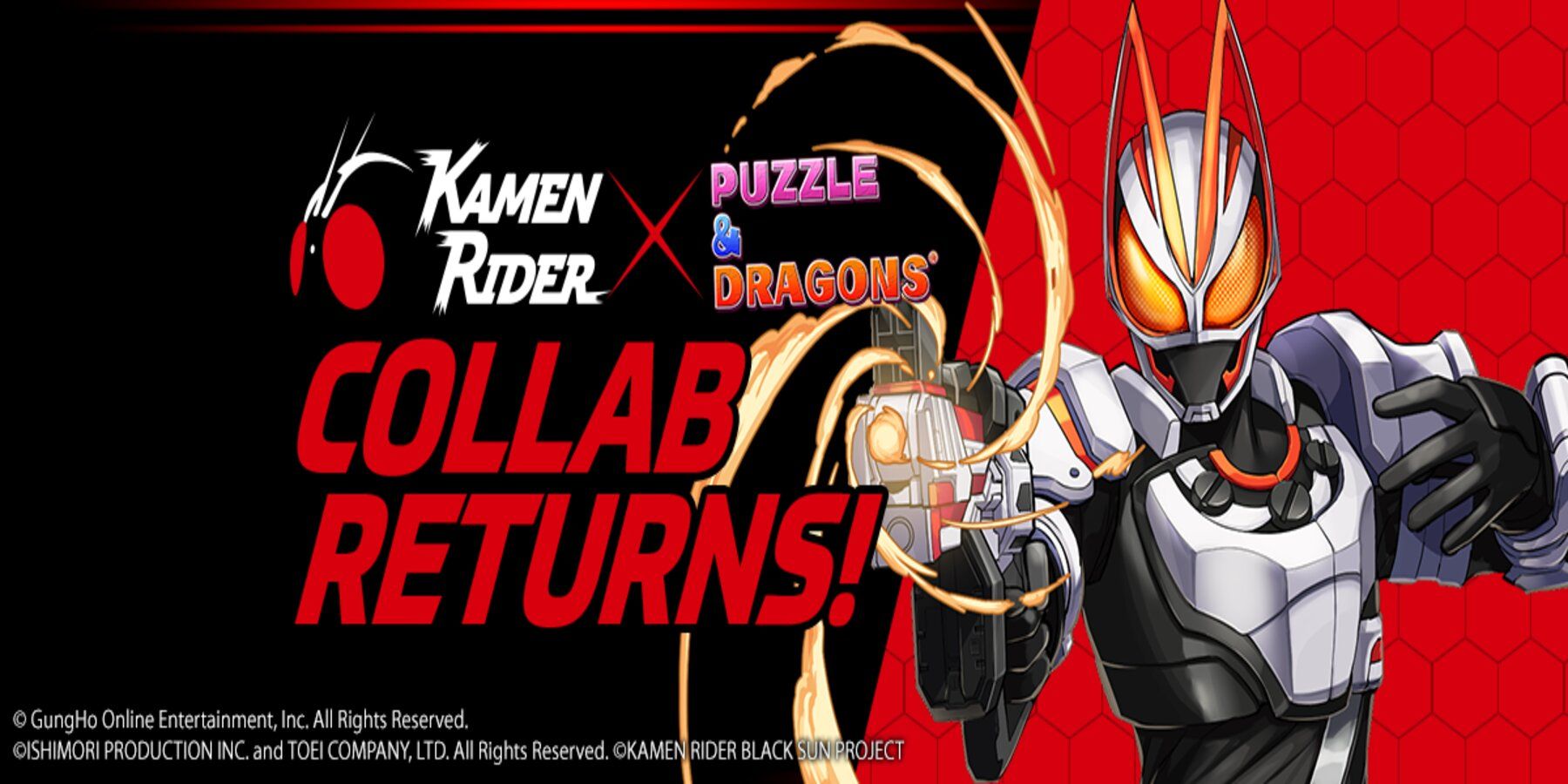 puzzle and dragons kamen rider new update