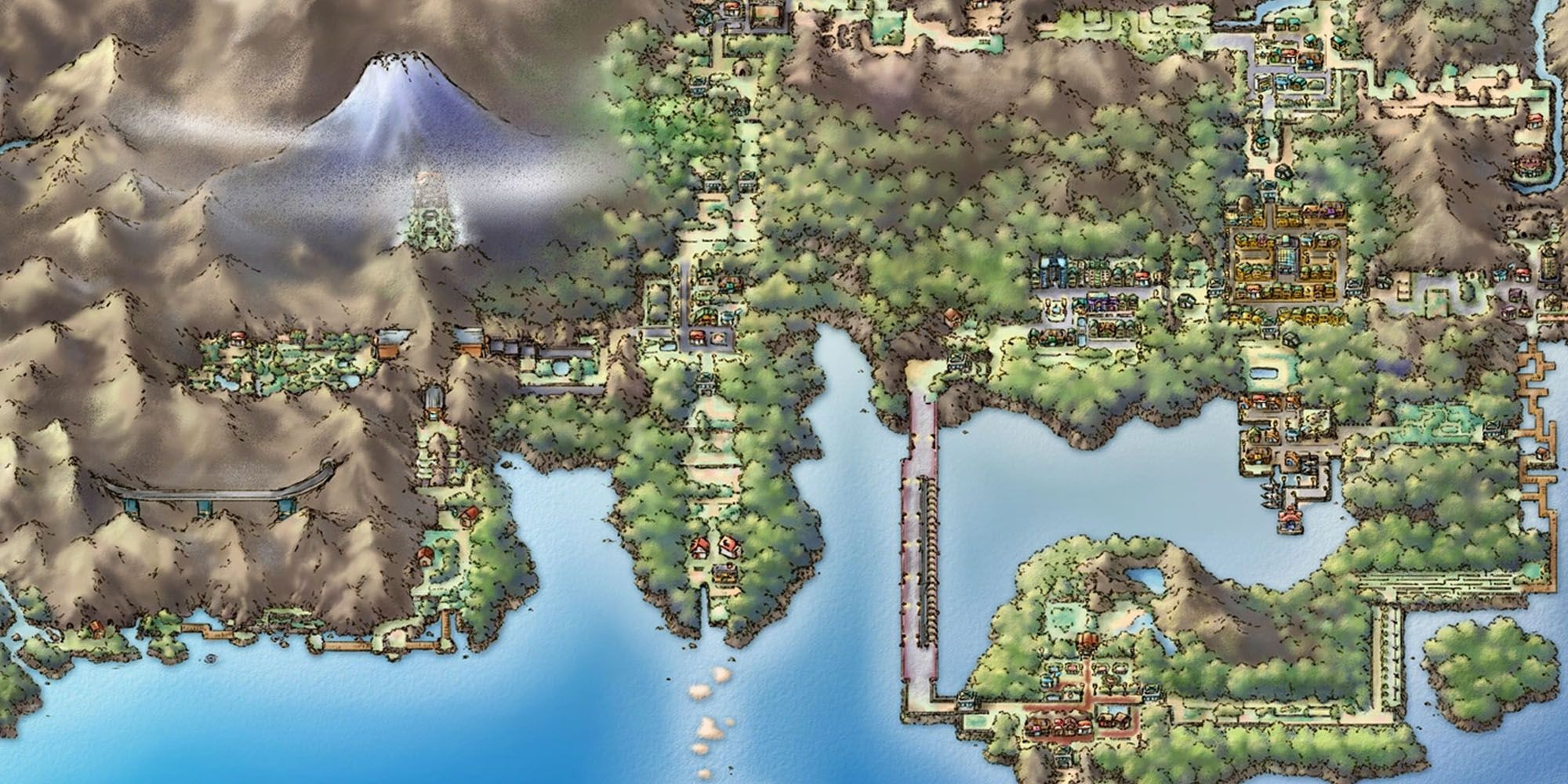 Map of the Kanto region