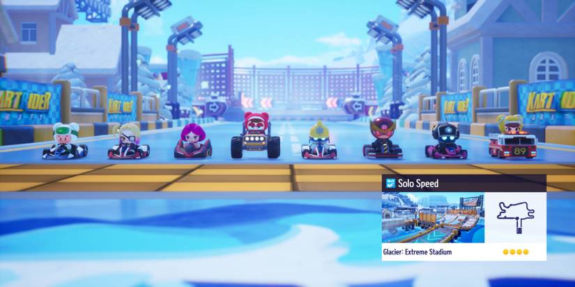 KartRider Drift Glacier Extreme Stadium Track