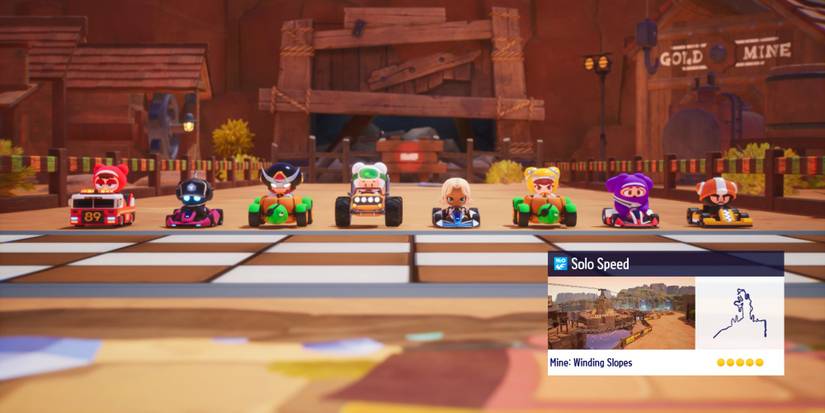 KartRider Drift Mine Winding Slopes Track