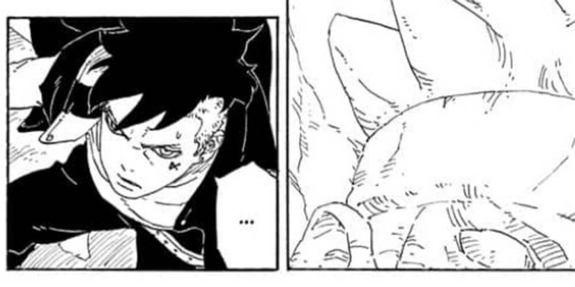 kawaki escapes boruto chapter 78