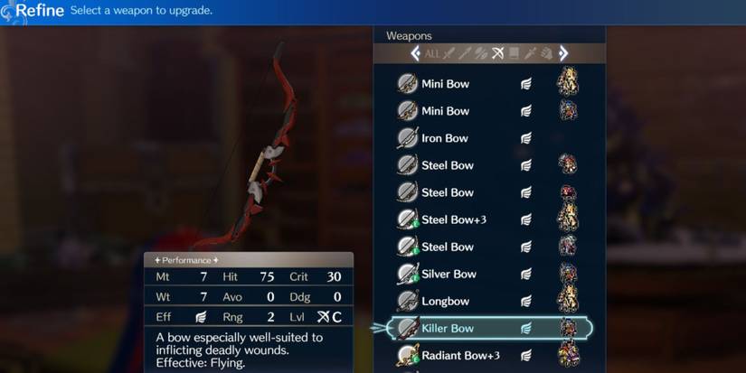 The Killer Bow from Fire Emblem Engage