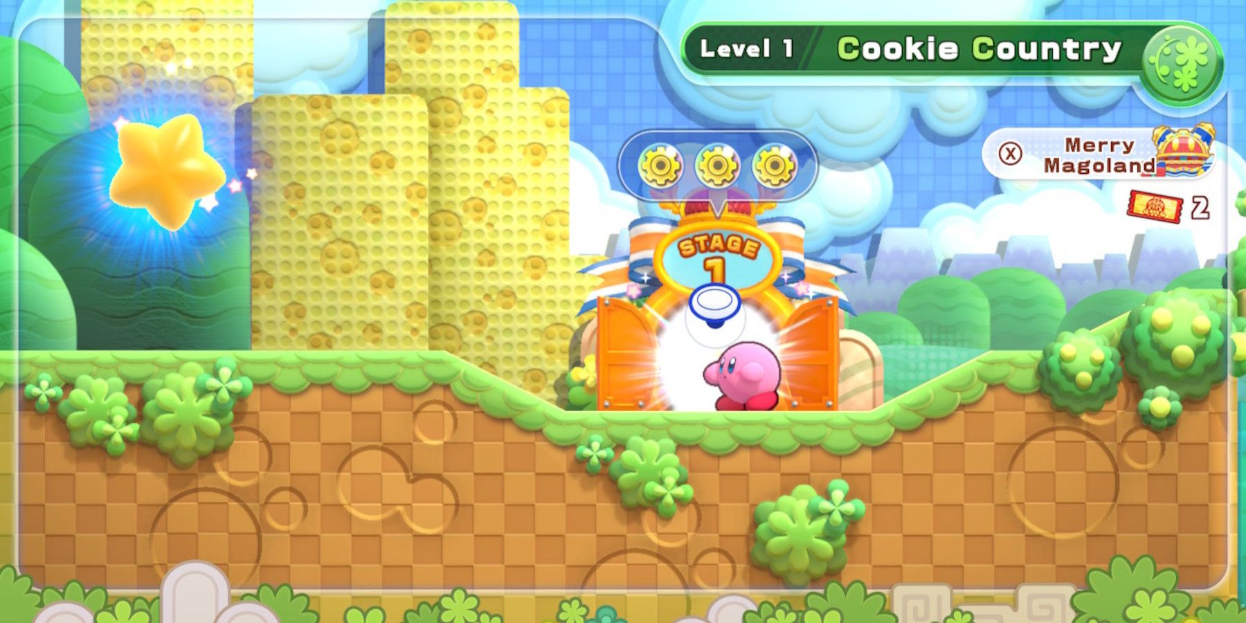 Kirby's Return to Dream Land Deluxe: All Energy Spheres in World 1