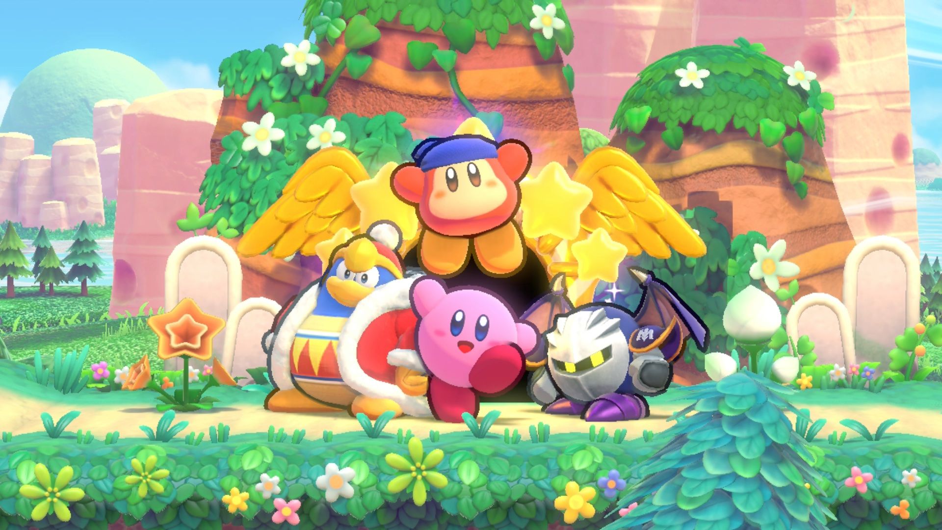 kirby and friends