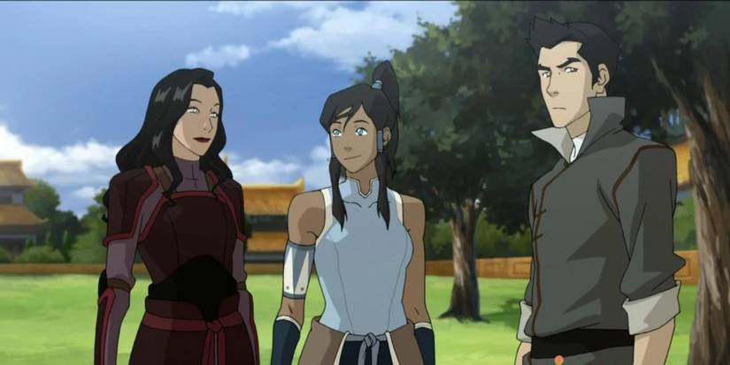 Korra Asami and Mako