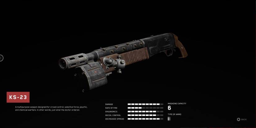 KS-23 shotgun in Atomic Heart