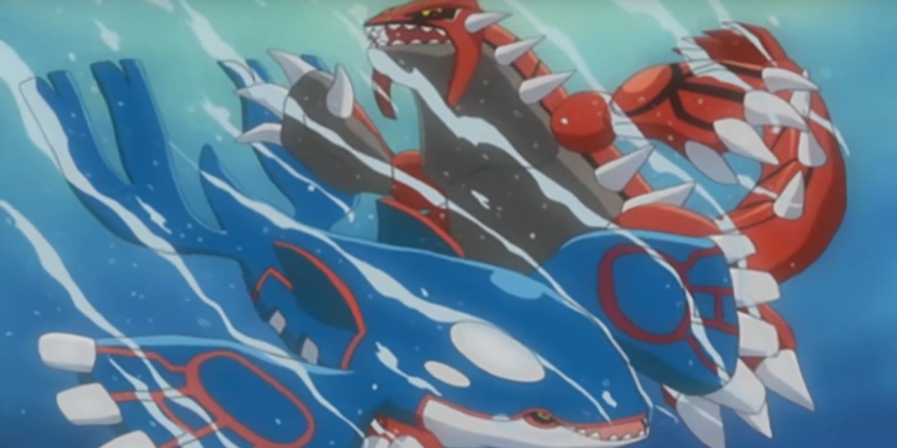 Old versus new: Youngified Groudon, Kyogre, and Rayquaza