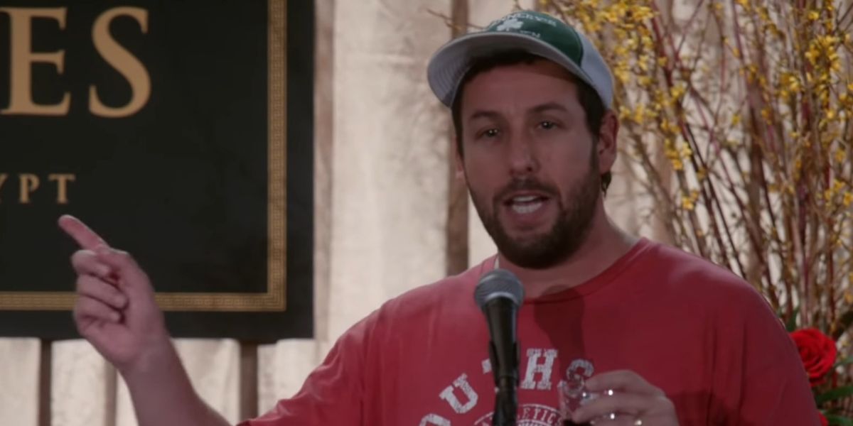 Adam Sandler's cameo in brooklyn nine nine in an antiques auction