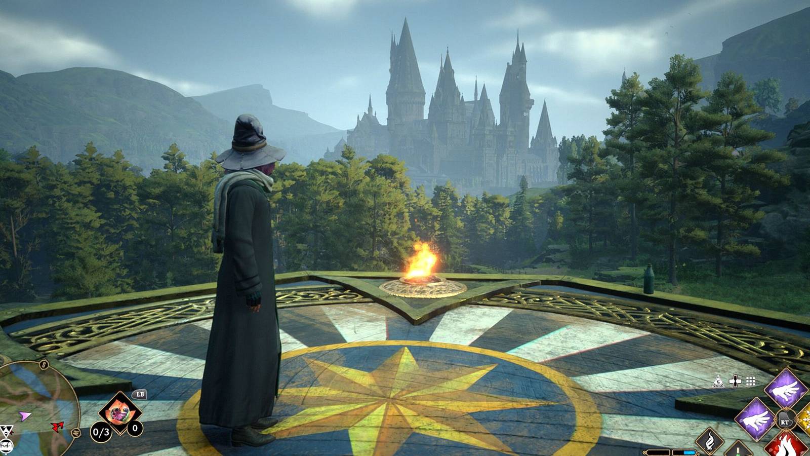 landing platform Hogwarts Legacy