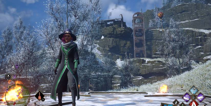 Landing Platform location Hogwarts Valley Hogwarts Legacy