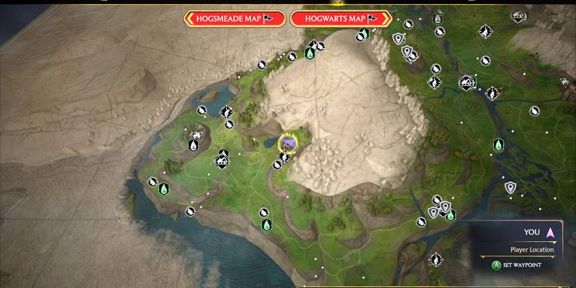 landing platform location Feldcroft Hogwarts Legacy