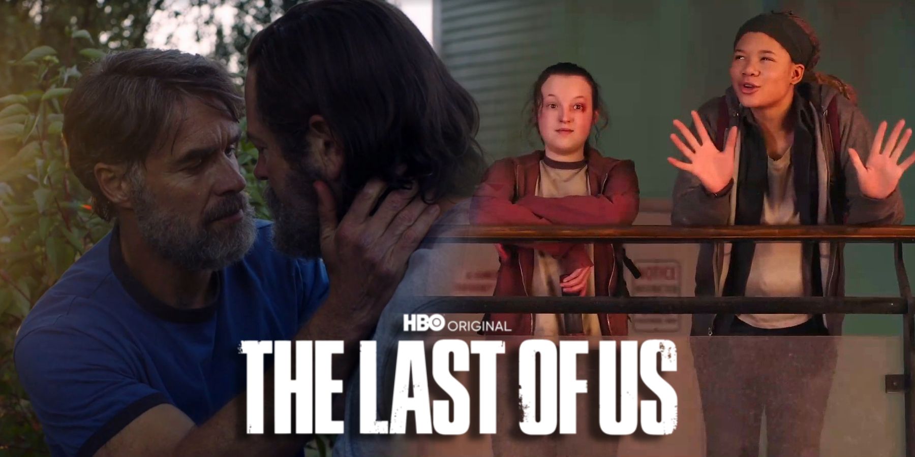 HBO The Last of Us Bill Frank Ellie Riley Nick Offerman Murray Bartlett Bella Ramsey Storm Reid