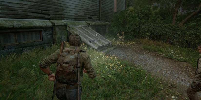 last of us part 1 bill's town church cellar door